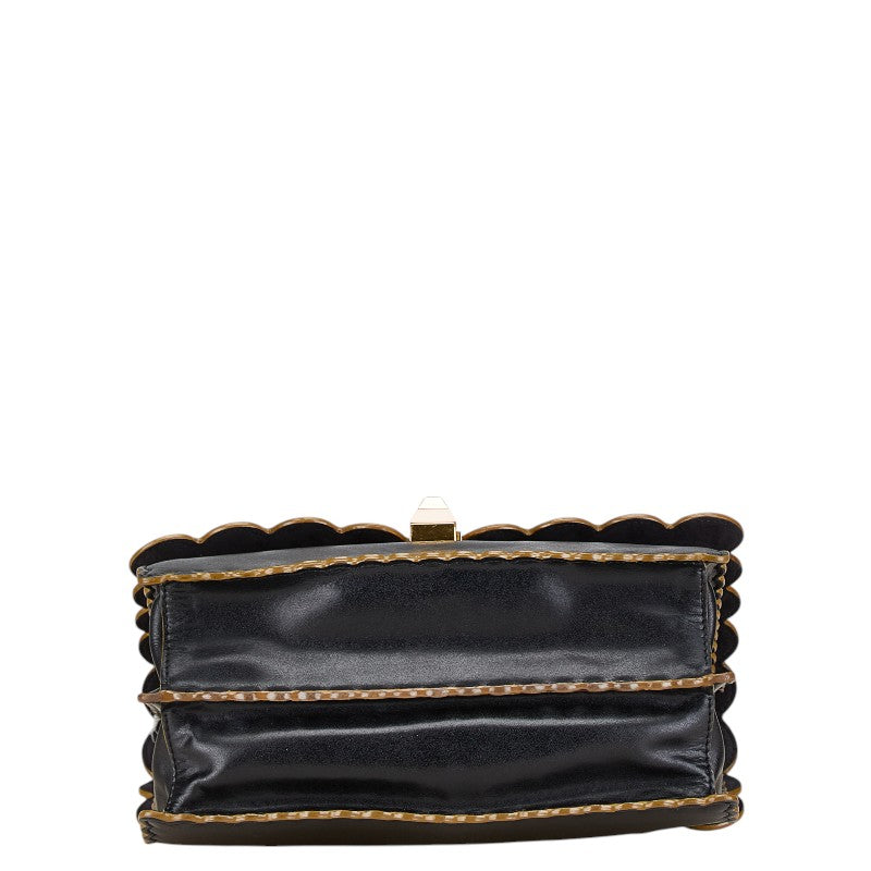 Fendi Kan 2Way Bag Leather Travel Bag
