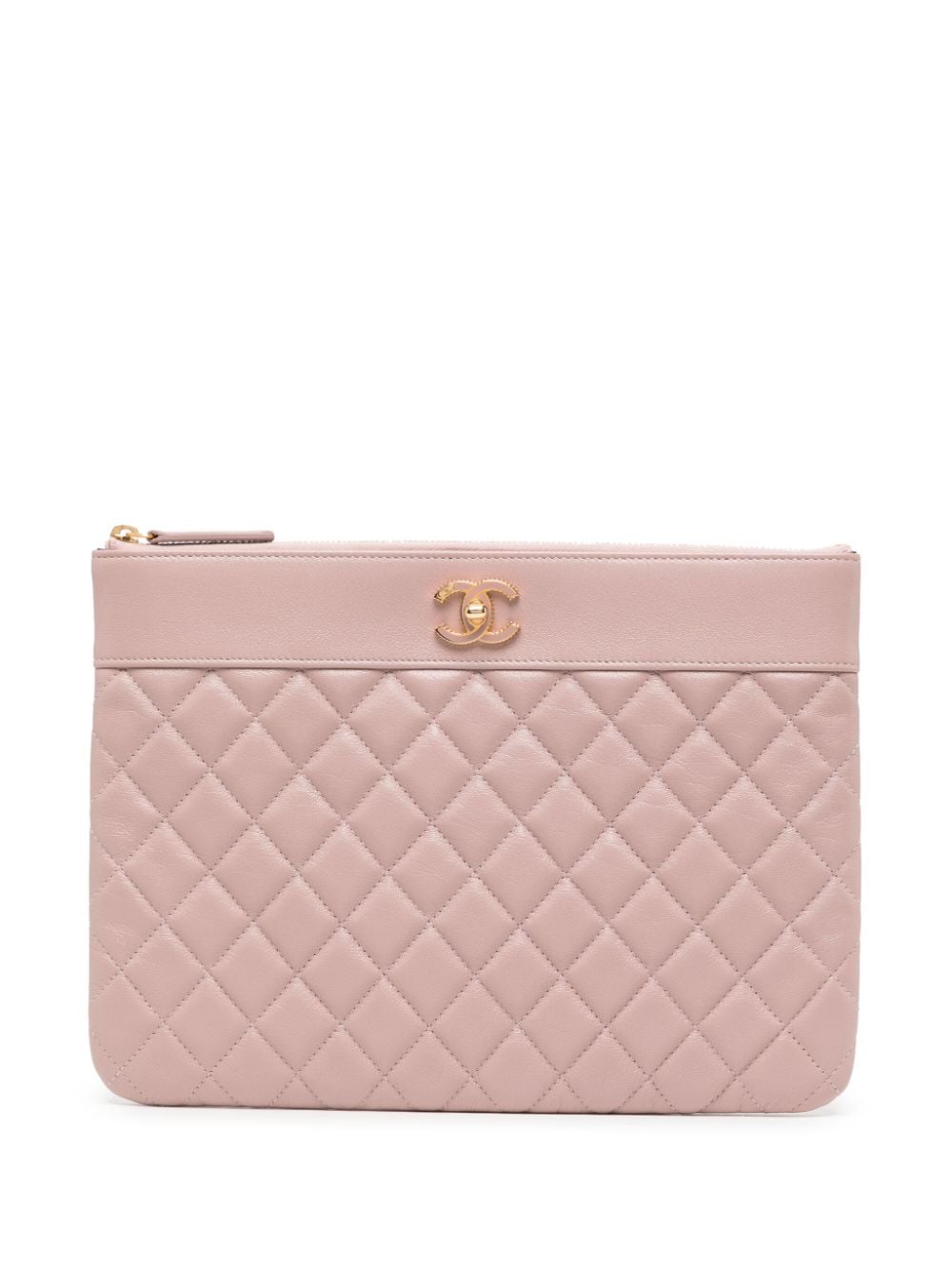 Chanel CC Quilted clutch bag