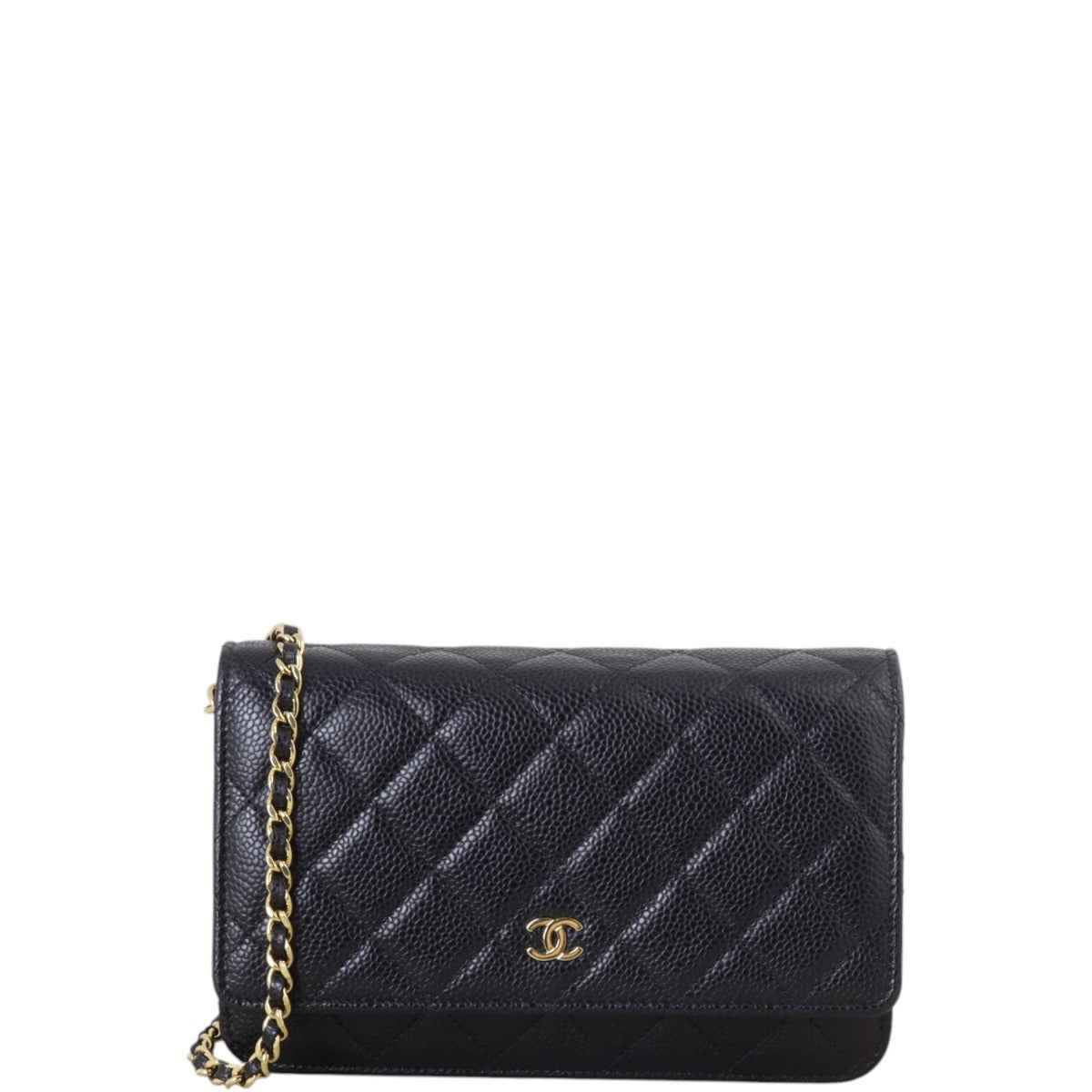 Chanel Classic Wallet on Handbag Quilted Black Crossbody Bag Chain 13012025