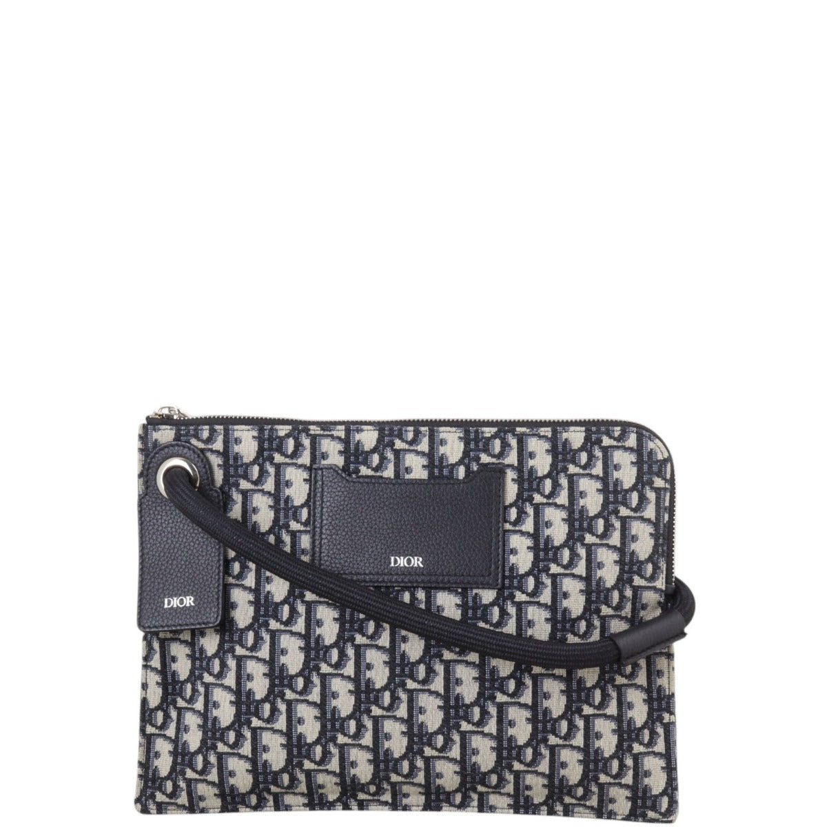 Dior Wrist Travel Pouch Oblique Handbag Travel Bag
