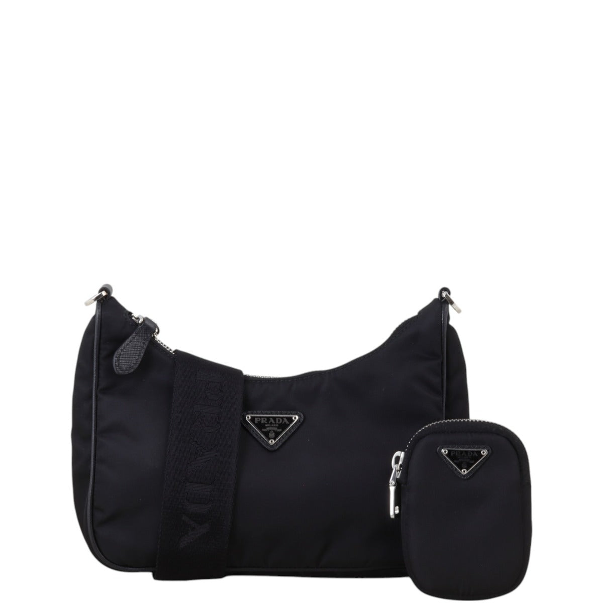 Prada Crossbody Bag Re-Edition Tessuto Shoulder Bag 6 Nylon Black