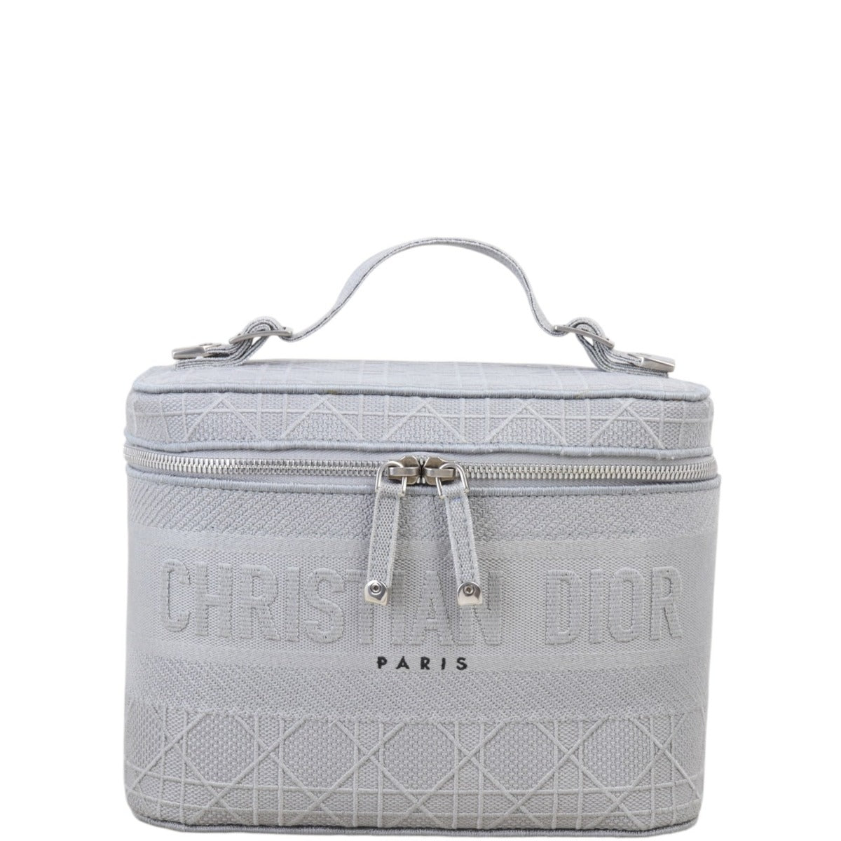 Dior Handbag D-Lite Cannage Vanity Case Canvas