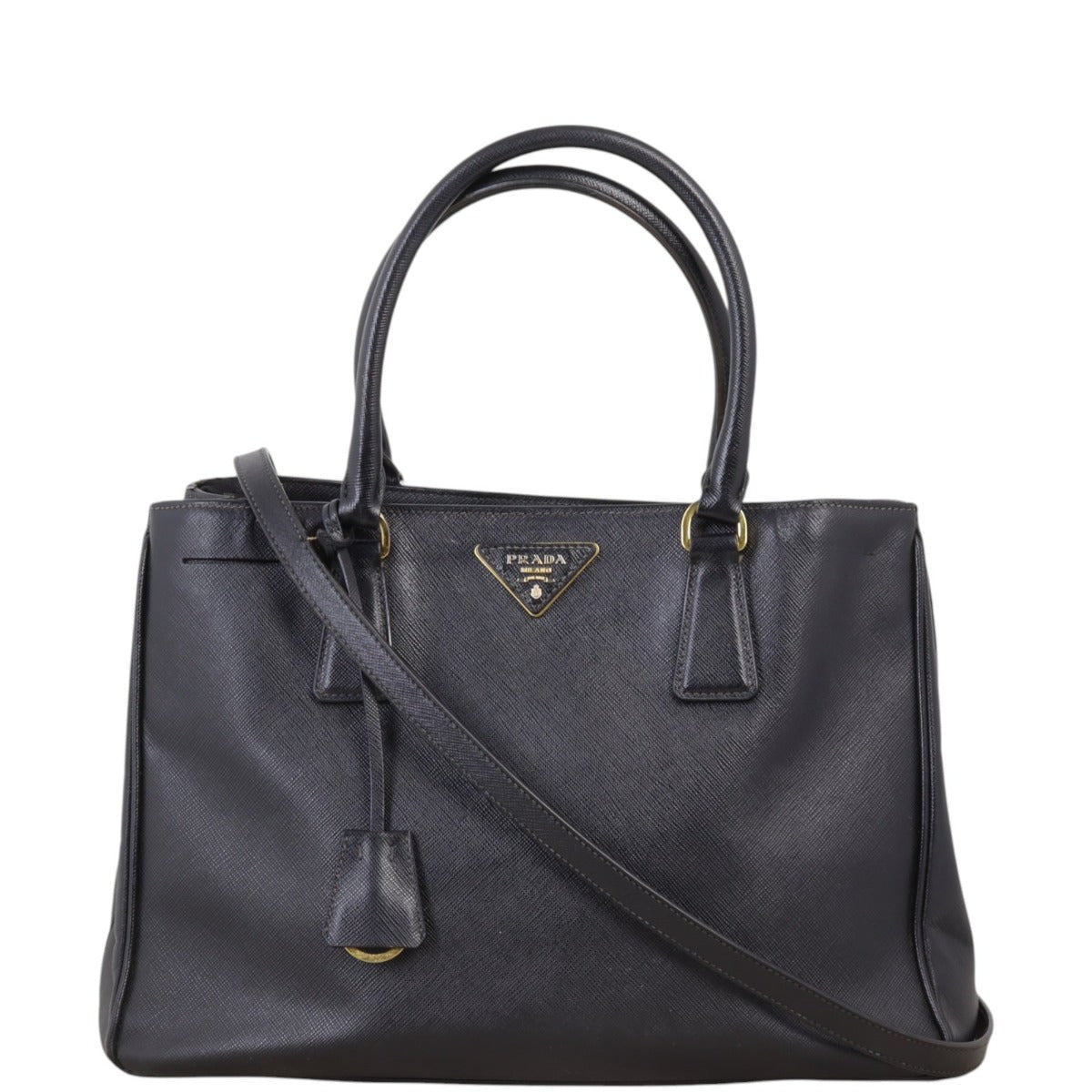 Prada Saffiano Lux Tote Handbag Small Tote Bag