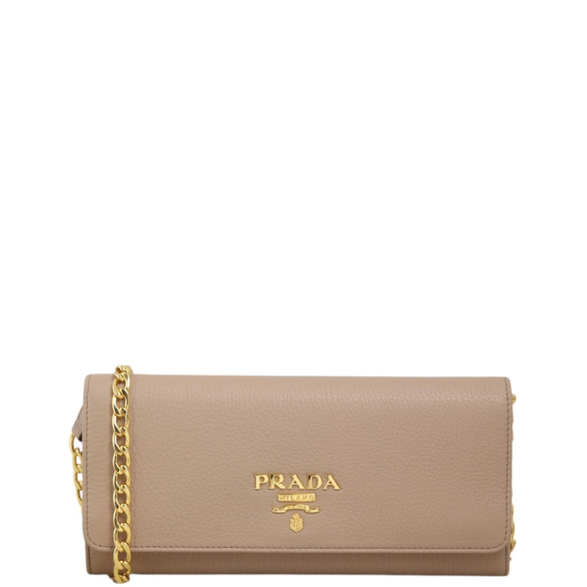 Prada Crossbody Bag Daino Wallet on Vitello Chain