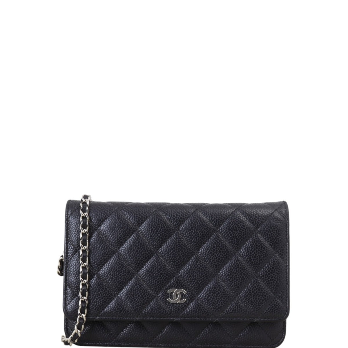 Chanel Classic Wallet on Handbag Quilted Black Crossbody Bag Chain 03022025