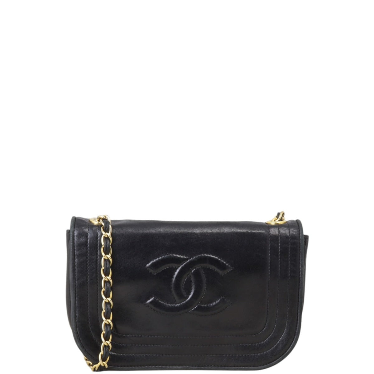 Chanel CC Timeless Full Bag Black Flap Crossbody Bag