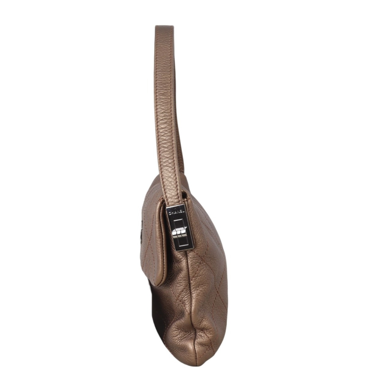 Chanel CC Shoulder Bag Brown Flap