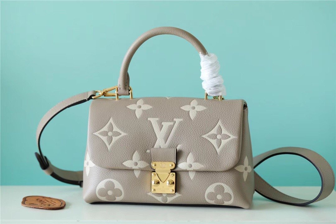 Top Quality Madeleine Bb Empreinte Dove Gray Monogram Beige Crossbody Bag