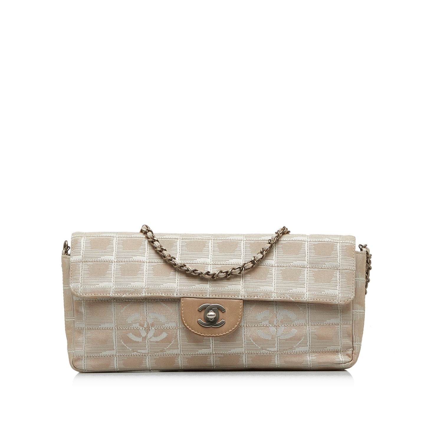 CHANEL New Travel Line East West Flap Shoulder Bag