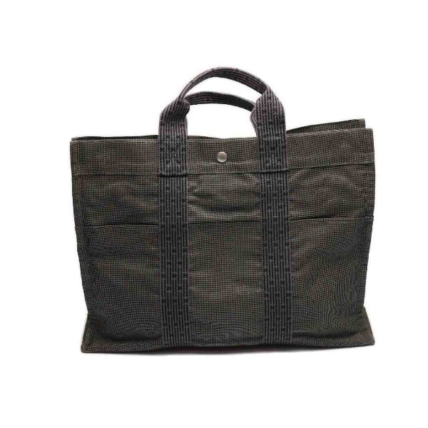 Hermes Tote Bag Mm Her Line Canvas Gray