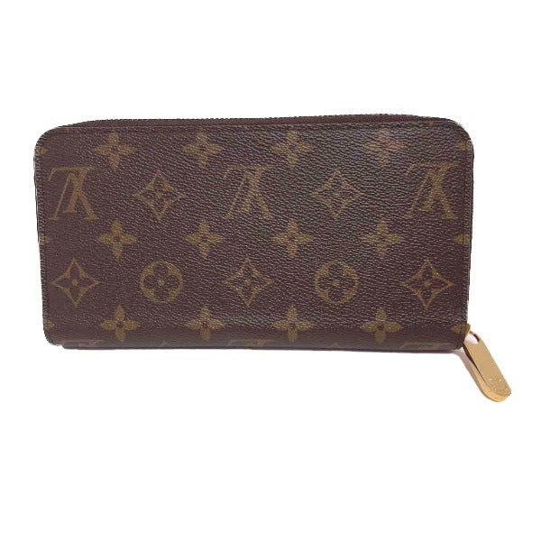 Louis Vuitton Long Purse M41895 Fuchsia Zip Monogram Canvas Wallet Case