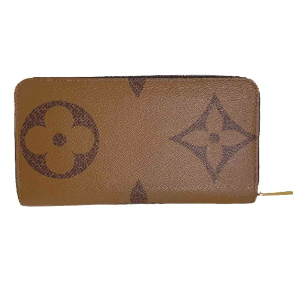 Louis Vuitton Long Purse M69353 giant reverse Monogram Canvas Brown Wallet Case