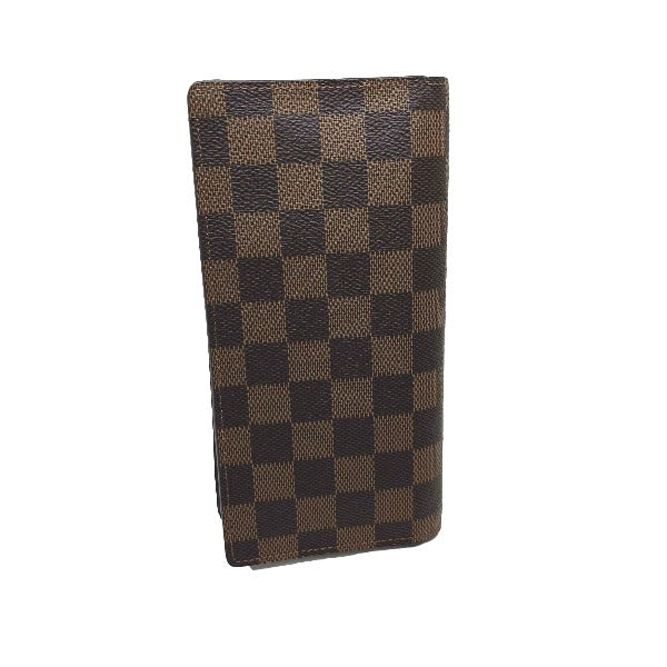 Louis Vuitton Bifold N60017 Damier pocket Damier Canvas Brown Wallet Case