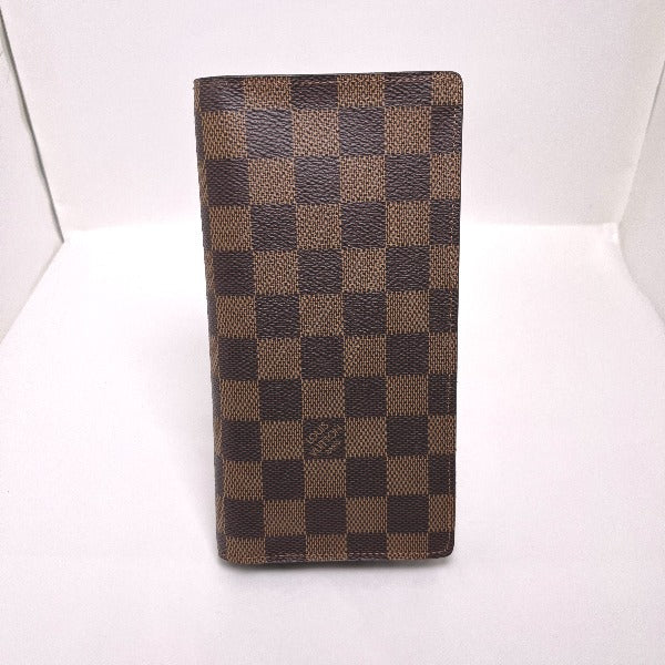 Louis Vuitton Bifold N60017 Damier pocket Damier Canvas Brown Wallet Case