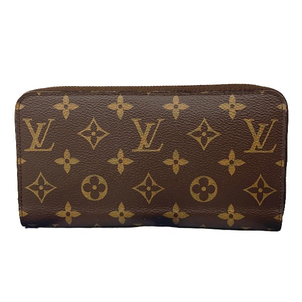 Louis Vuitton Long Purse M41895 Fuchsia Zip Monogram Canvas Wallet Case 0