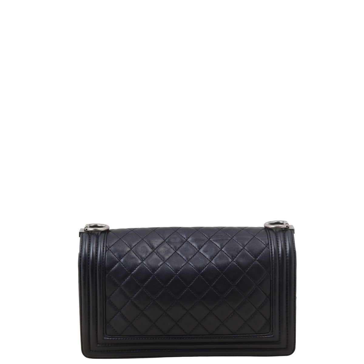 Chanel Boy Old Handbag Quilted Black Crossbody Bag Medium 21022025