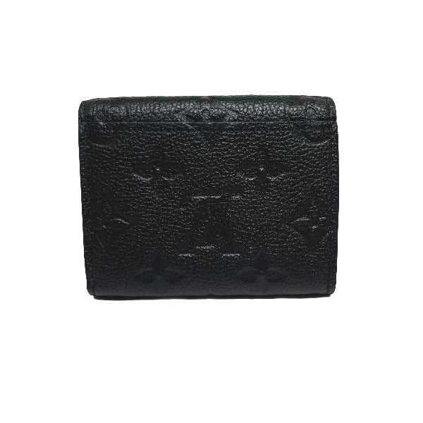 Louis Vuitton Tri-fold M62935 Ann Platt Noir Monogram Wallet Case