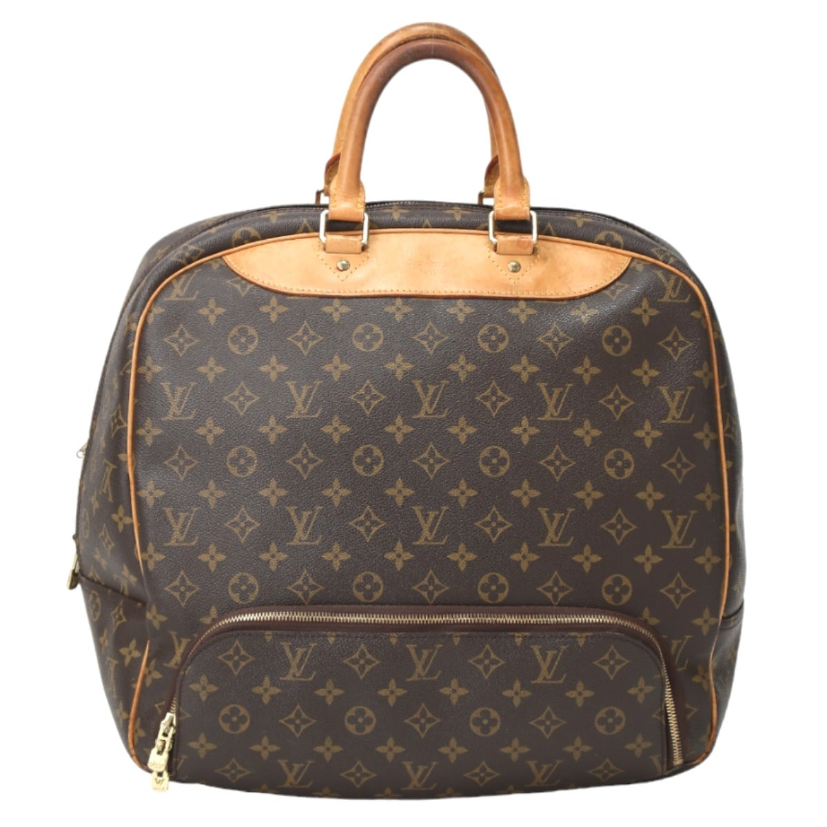 Louis Vuitton Boston Duffel M41443 Sports Evasion Monogram Canvas Brown Travel Bag