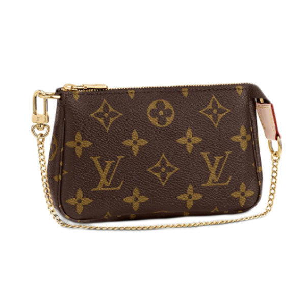 Louis Vuitton Pouch M58009 accessories pouch Pochette Monogram Canvas Brown Mini Clutch Bag 0