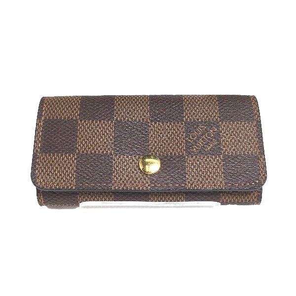Louis Vuitton Key holder N62631 Damier Canvas Brown Key Chain 0