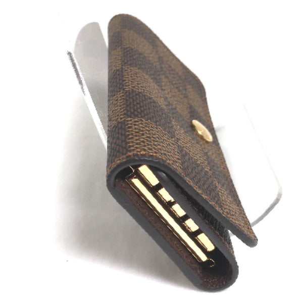 Louis Vuitton Key holder N62631 Damier Canvas Brown Key Chain 0