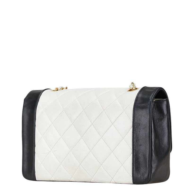 Chanel Coco Mark Diana Matelasse Lambskin Shoulder Bag
