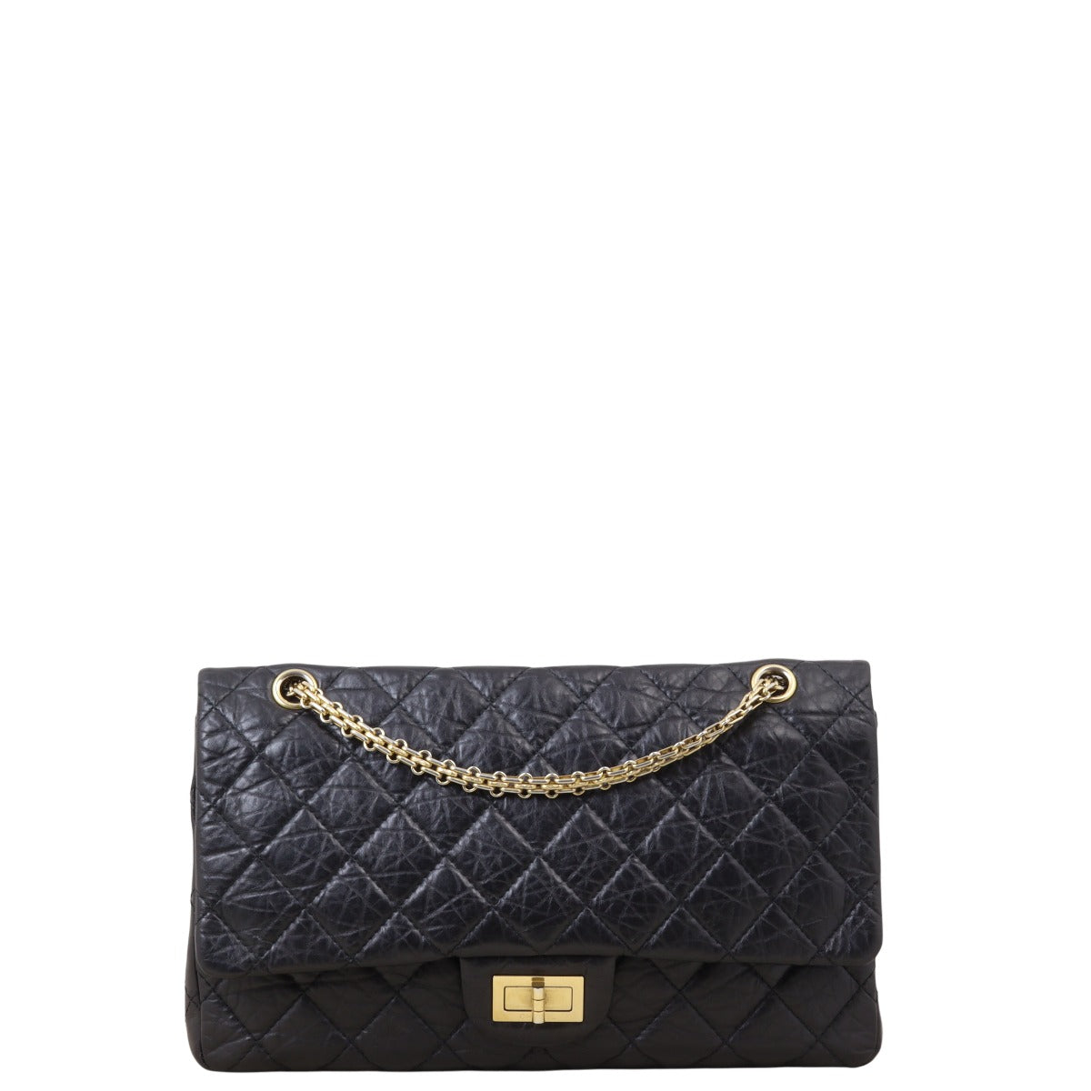 Chanel 2.55 Reissue 227 Double Bag Quilted Black Crossbody Bag Bag 28022025