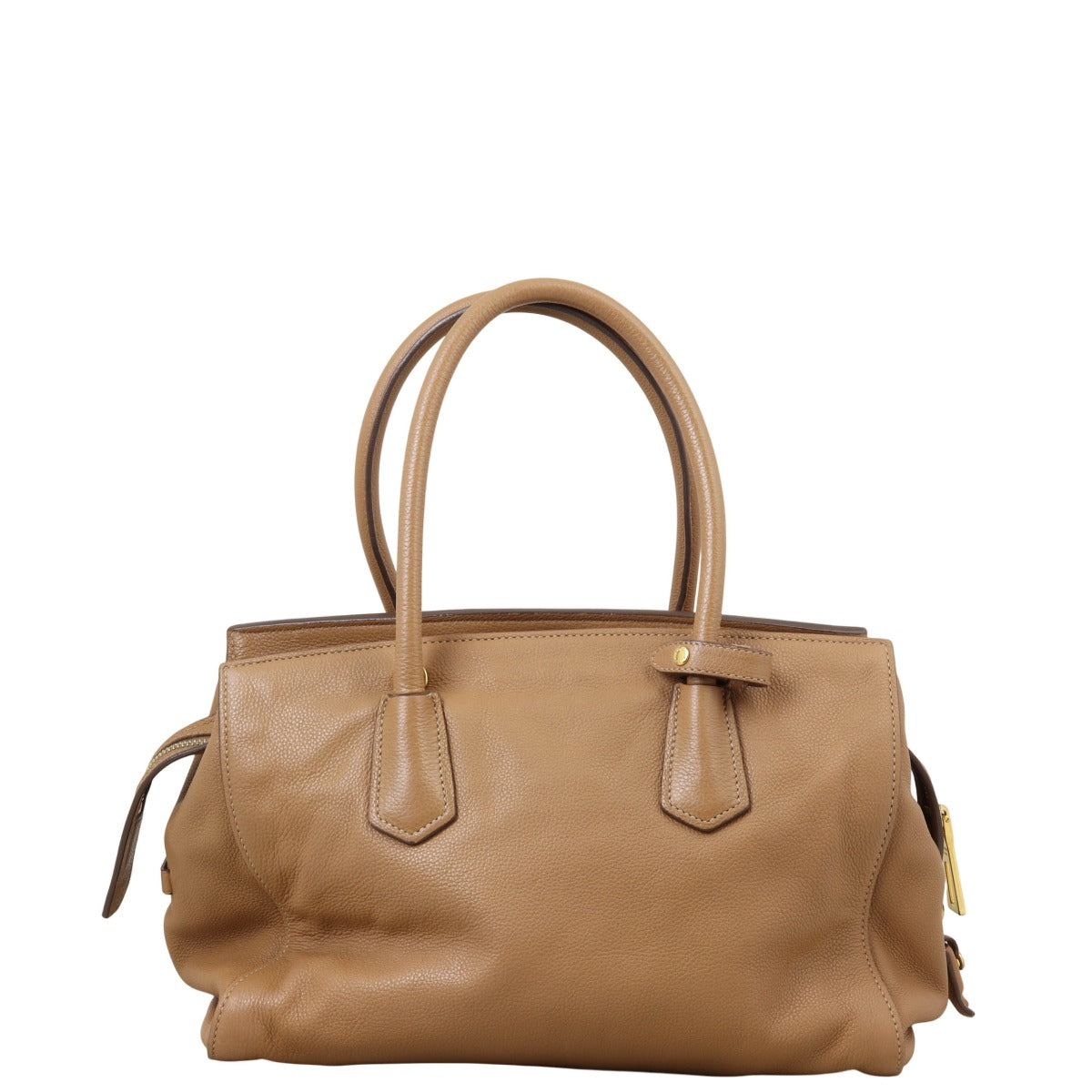 Prada Vitello Grain Two Way Tote Handbag Tote Bag