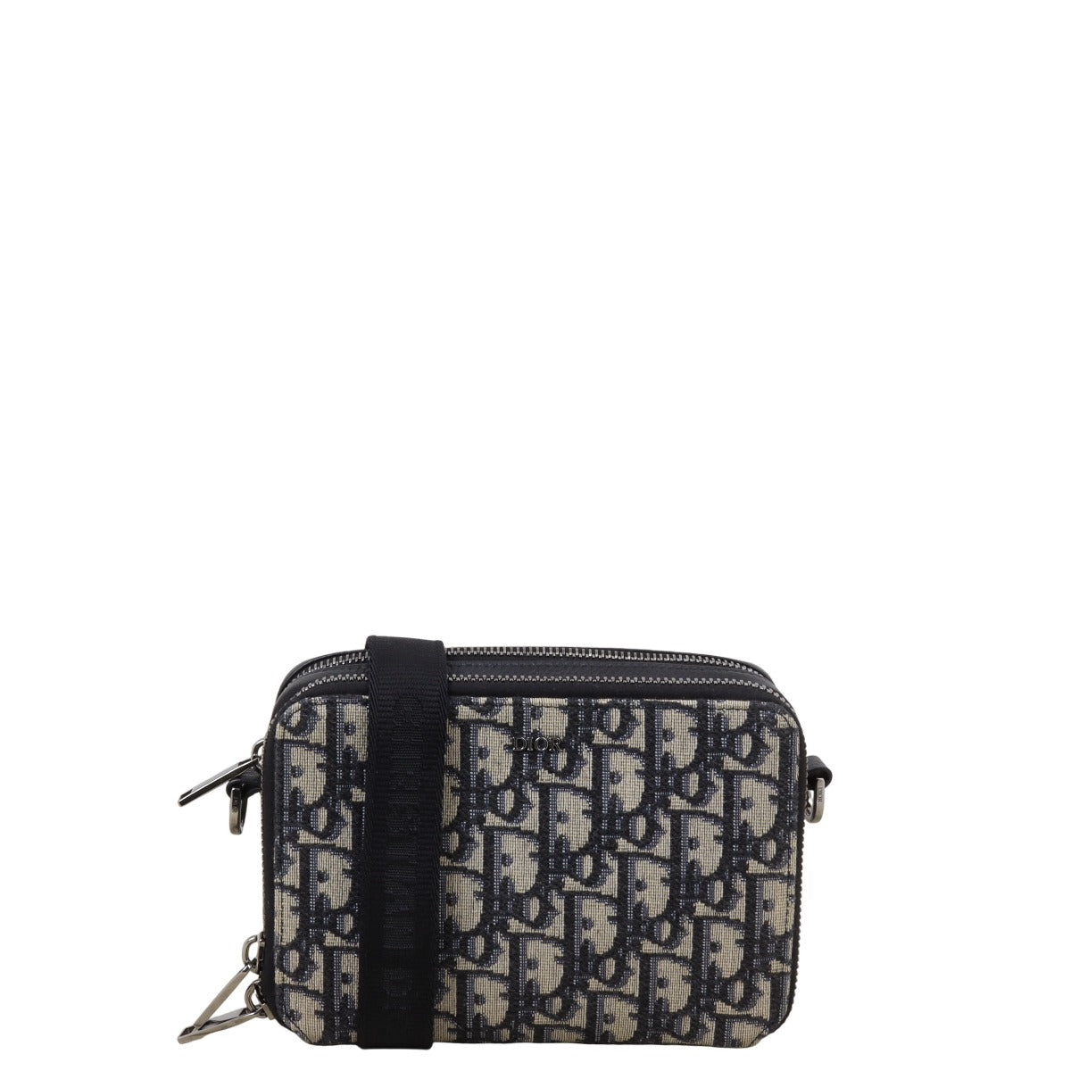Dior Crossbody Bag Double Pouch with Strap Oblique Mini Small Zip Shoulder Bag