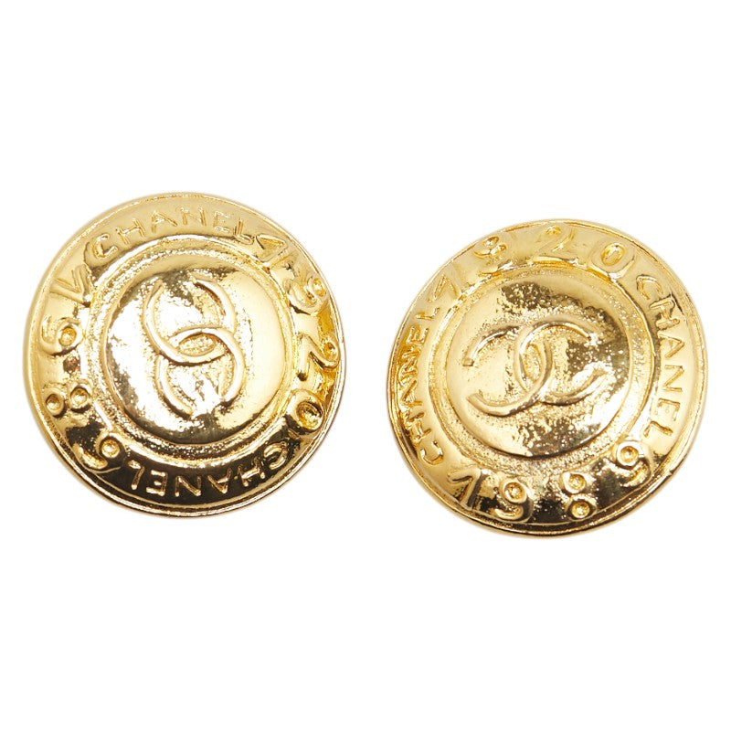 Chanel Coco Mark Round Earrings Bag