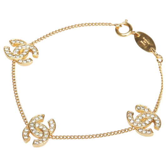 Chanel Coco Mark Rhinestone Bracelet