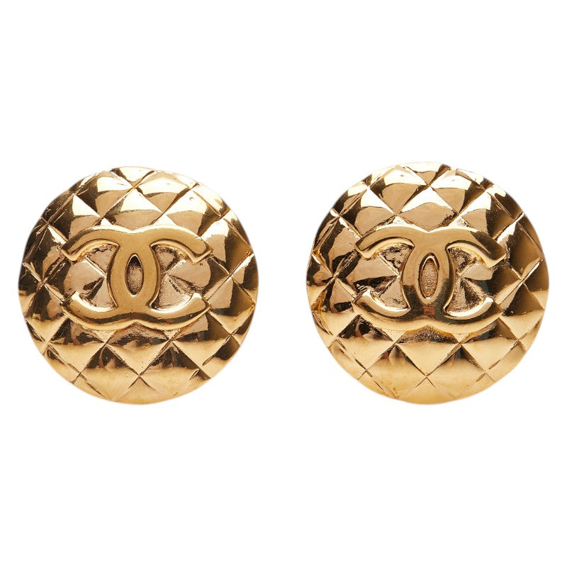 Chanel Coco Mark Matelasse Earrings