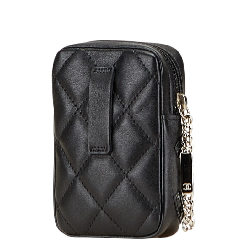 Chanel Cambon Line Coco Mark Leather Cigarette Case Bag
