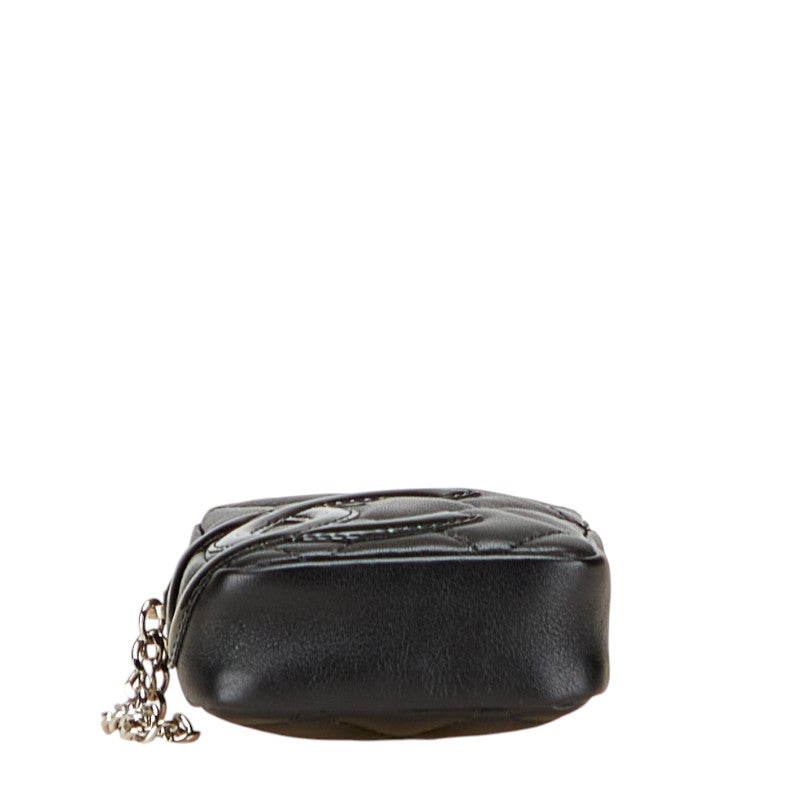 Chanel Cambon Line Coco Mark Leather Cigarette Case Bag