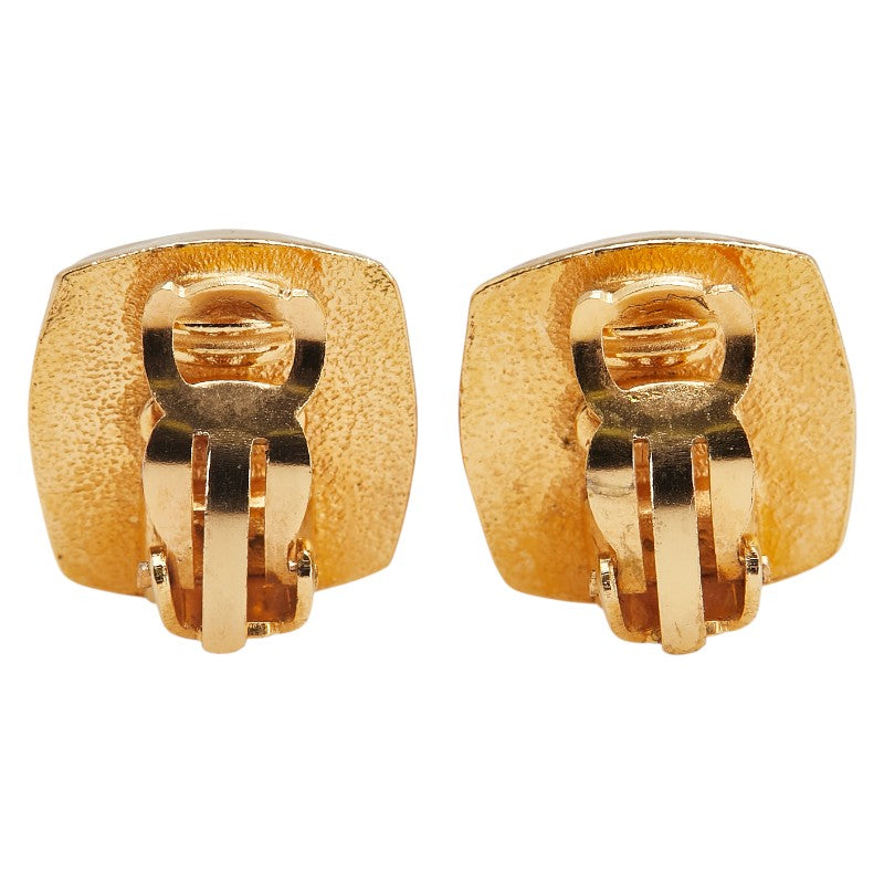 Chanel Coco Mark Square Earrings