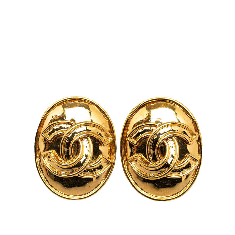 Chanel   Coco Mark Earrings Gold