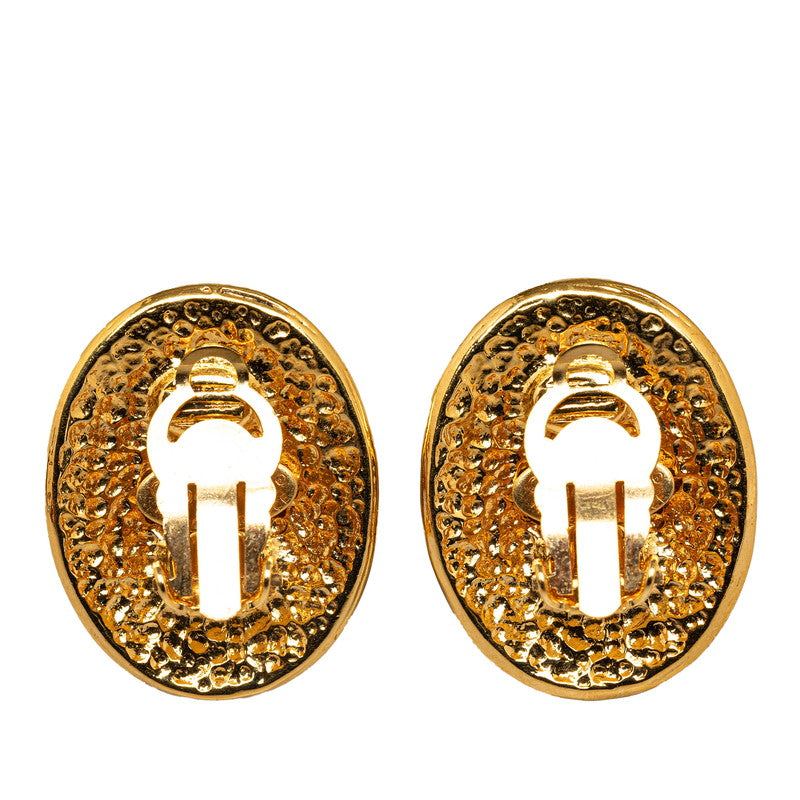 Chanel   Coco Mark Earrings Gold