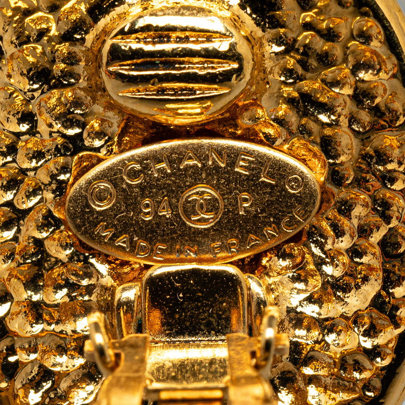 Chanel   Coco Mark Earrings Gold