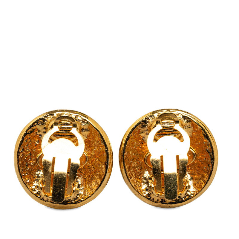 Chanel   Coco Mark Earrings Gold
