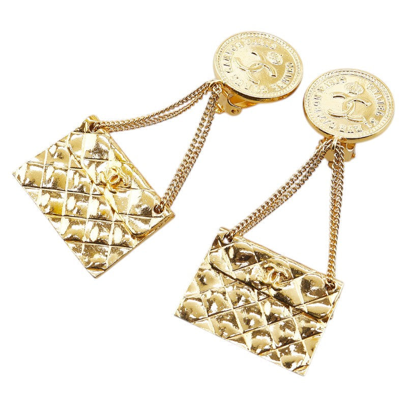 Chanel Coco Mark Matelasse Earrings Bag