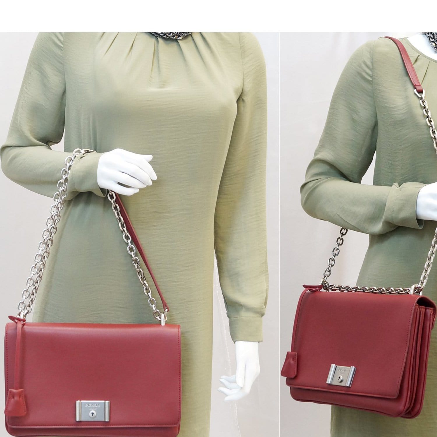 Petalo Saffiano Lux Shoulder Crossbody Bag Sale Leather Chain