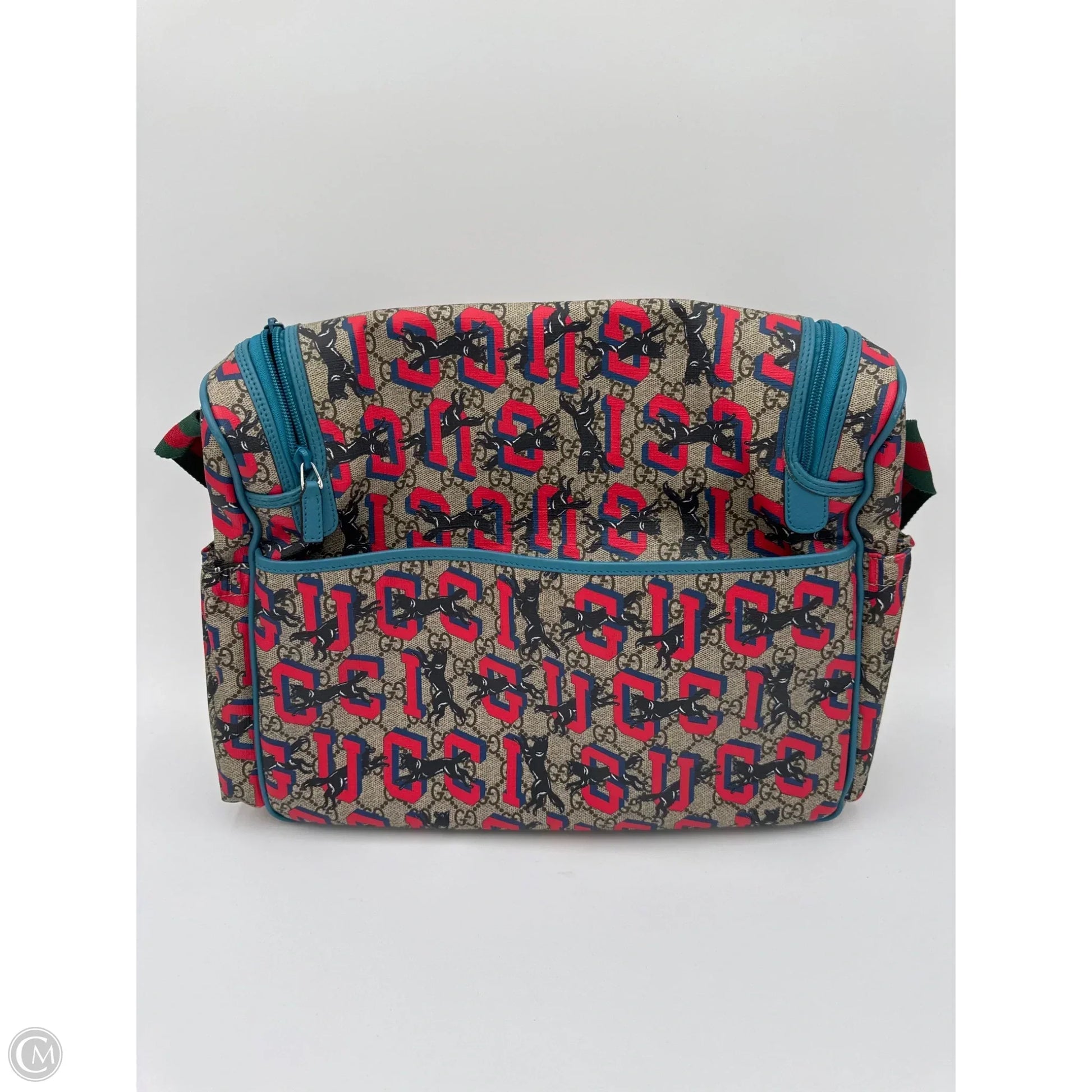 Diaper Bag Luxury Designer By Gucci, Size: Large