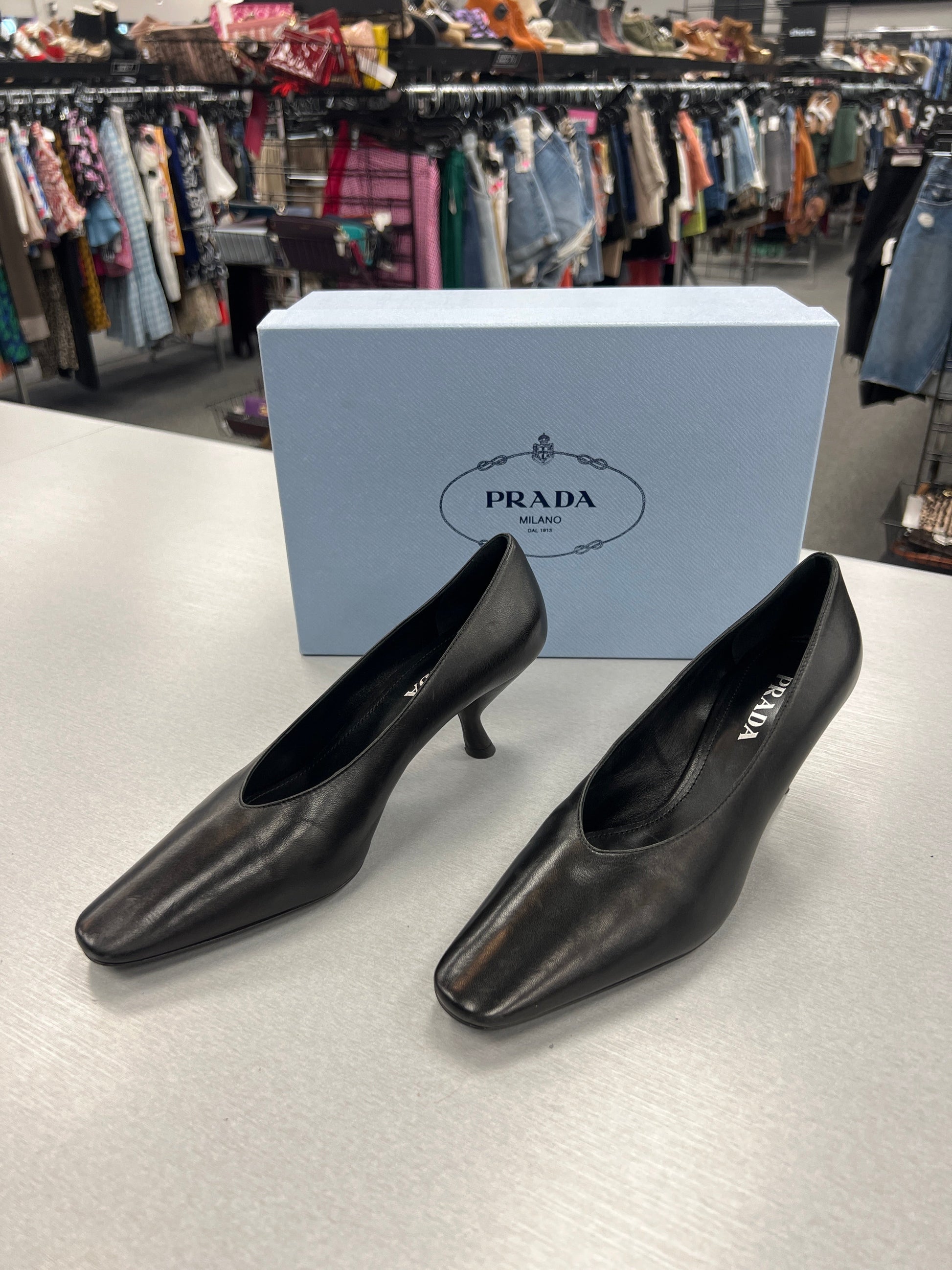 Prada Shoe s Luxury Designer Black Shoes