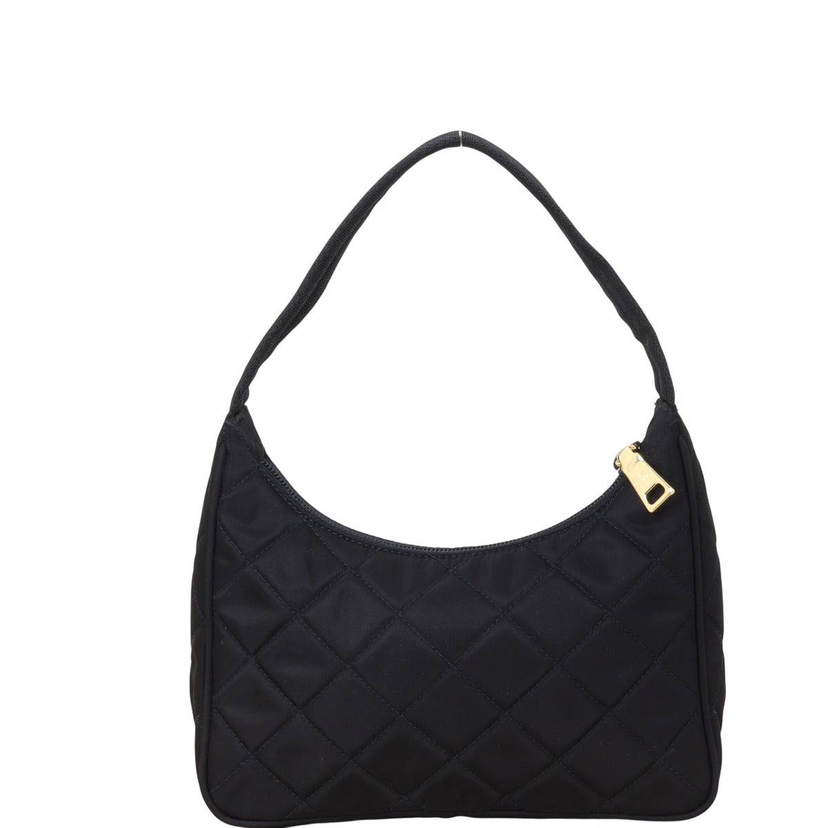 Prada Tessuto Hobo Handbag Quilted Mini Travel Bag