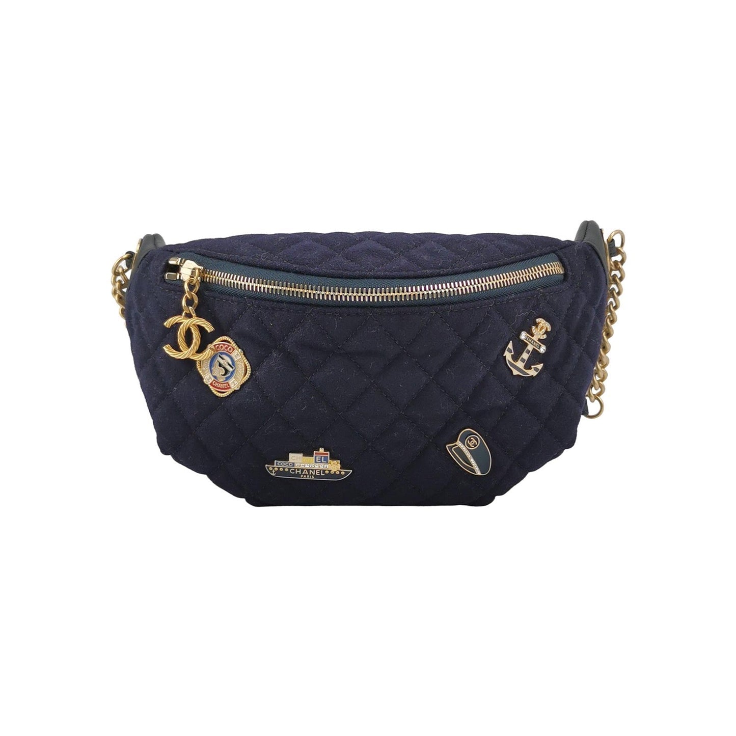 Chanel Belt MÃ©tiers d'Art Paris-Hamburg Wool Nautical Key Chain