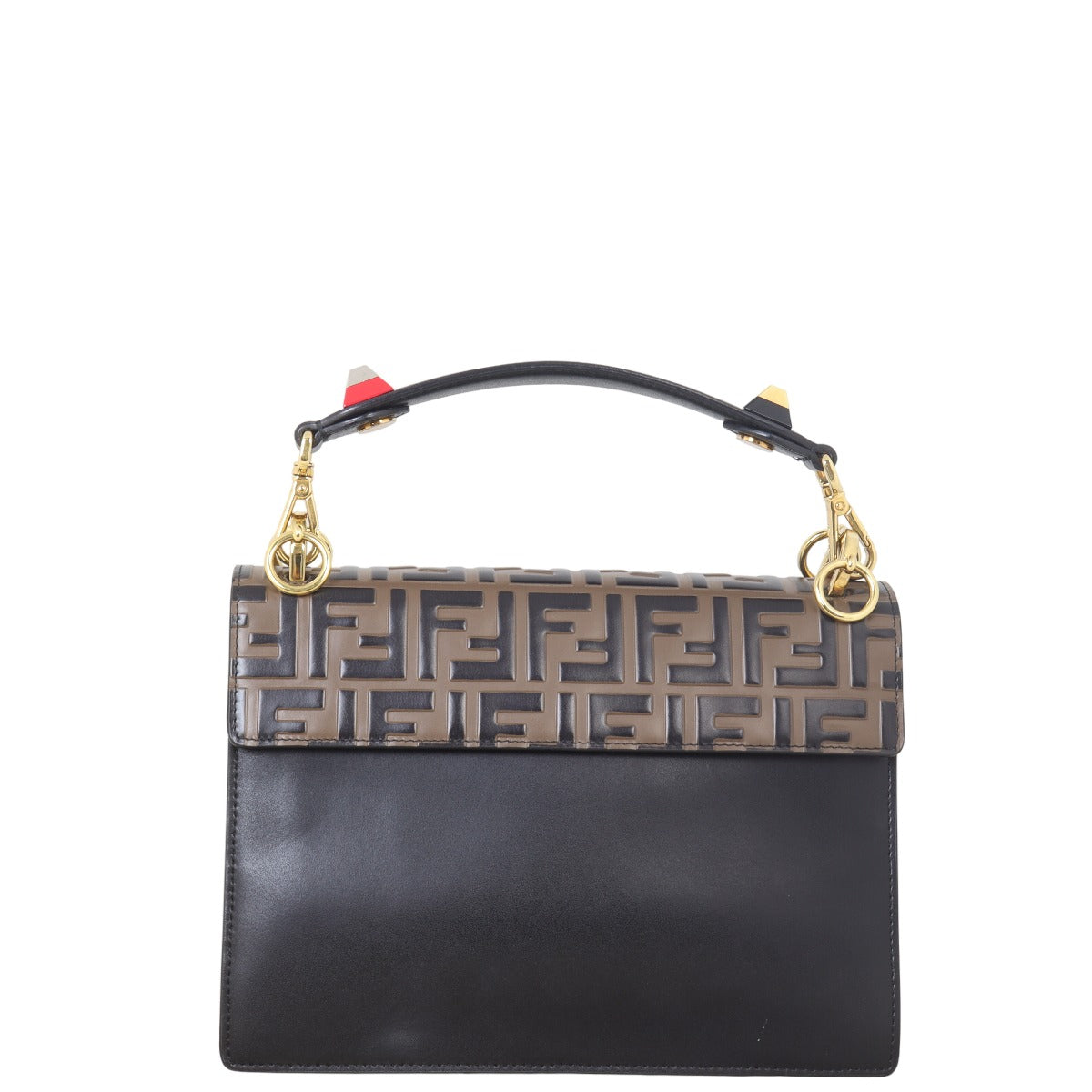 Fendi Kan Crossbody Ff Embossed Medium Crossbody Bag