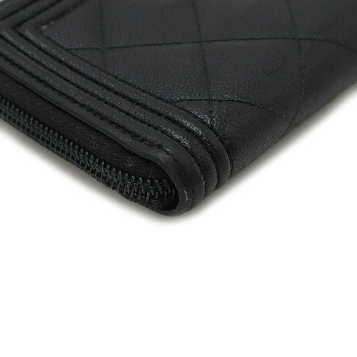 Chanel Caviar Skin Boy Chanel Bi-fold Wallet