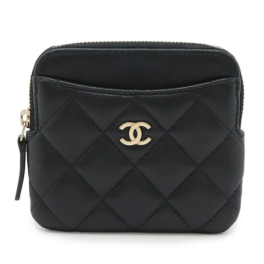 Chanel Matelasse Lambskin Coin Purse Bag