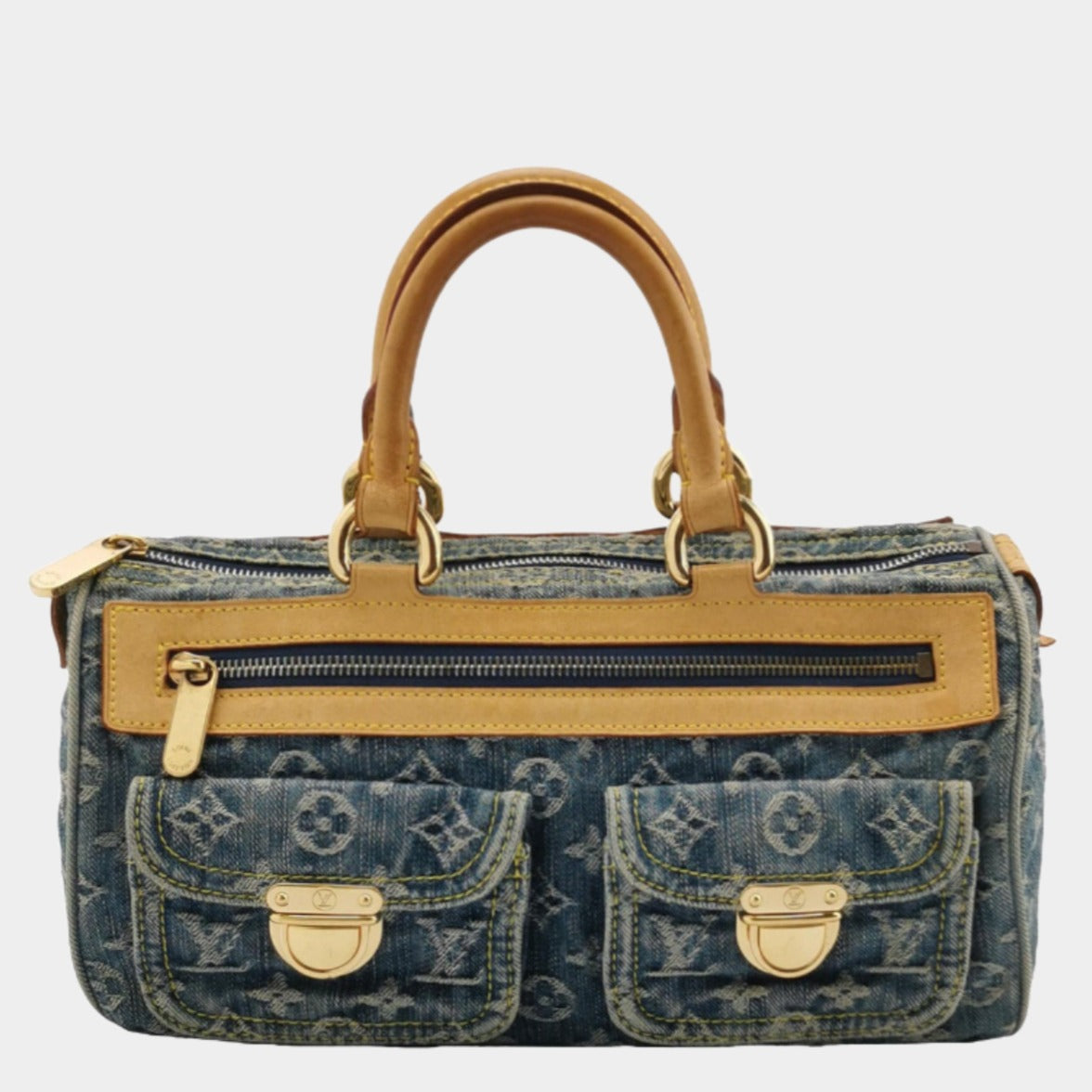 Louis Vuitton Denim Neo Speedy Boston Travel Bag Bag 1