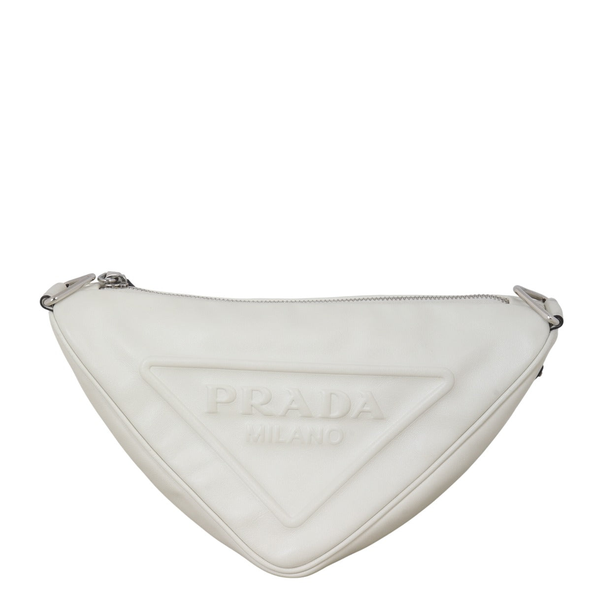Prada Triangle Shoulder Bag Leather